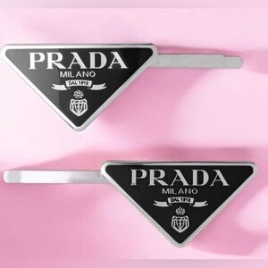Prada hair clips - hair accessories